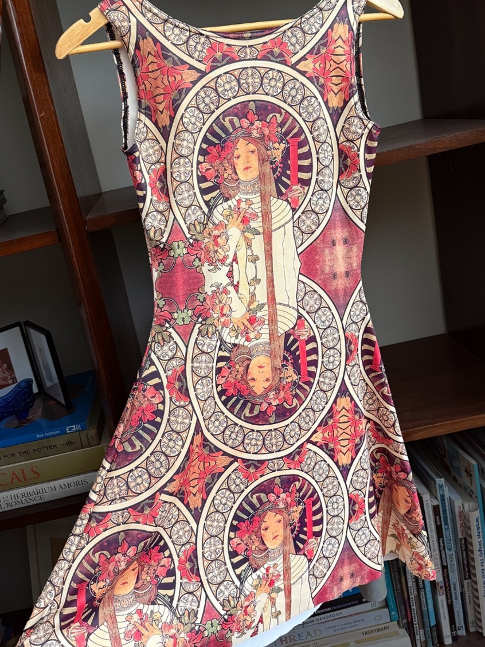 Blackmilk La Trappistine Play Dress - Alphonse Mucha Art Nouveau Skater Dress S - Picture 1 of 3